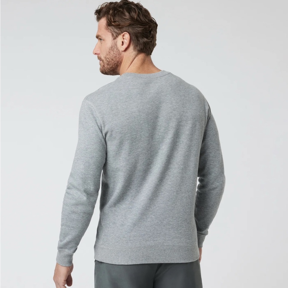 Vuori Jeffreys Pullover Gray Long Sleeve Top - Picture 3 of 15